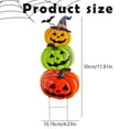 thumbnail image 2 of BinKFF Halloween Yard Decorations Stakes, Stacked Metal Pumpkins Halloween Outdoor Decorations, Trick or Treat Yard Signs for Outdoor Lawn Patio Pathway Decor, Set of 3 Pcs, 2 of 7