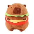thumbnail image 1 of Cojín para el cuello de peluche de hamburguesa, animal abrazable, juguete de peluche, adorno decorativo para 35cm, 1 of 9