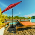 thumbnail image 6 of Abba Patio 11ft Lyon Outdoor Pool Market Patio Umbrella, Dark Red, 6 of 9