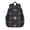 Sun and Moon, variant on Skull and Bow Gothic Pattern Backpack for School, Cute School Bag with Adjustable Shoulder Straps and Padded Back, 15"x11.42"x5.5"
