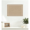 thumbnail image 2 of Kate and Laurel Framed Fabric Pinboard 26 x 20, White Scalloped Edge Printed Linen Decorative Bulletin Board for Use as a Vision Board or Wall Organization, Bethany White Frame, 2 of 8