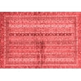 thumbnail image 1 of Ahgly Company Machine Washable Indoor Rectangle Oriental Red Modern Area Rugs, 2' x 4', 1 of 4