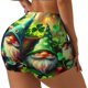 thumbnail image 1 of Fotbe St. Patrick's Day USA Flag Shorts Sin Costuras – Shorts Deportivos de Cintura Alta para Mujer, Elásticos para Gimnasio, Yoga, Running o Ciclismo-X-Large, 1 of 8