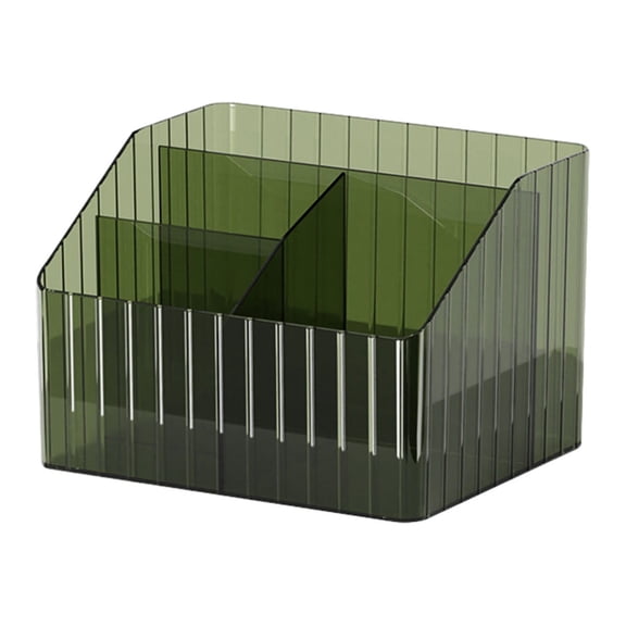 openpig Makeup Tray Holder Organizer Cosmetic Display Case Tabletop Desktop Vanity Countertop Bathroom Wall Cabinet Medicine Storage Box, Desk Storage Container (Green)