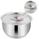 thumbnail image 4 of Cuenco para huevos cocido al vapor de acero inoxidable Cocedor de huevos útil Cuenco apto para microondas, 4 of 6