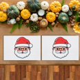 thumbnail image 5 of Merry Christmas Placemats, Cartoon Style Stylish Santa Claus Cute Fade-Resistant Welcome Doormat, Heat-Resistant Durable Washable Christmas Front Porch Decor, for Office Home, 5 of 5