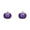 Purple 2PCS, variant on Faux Rustic Decorative Halloween Pumpkins,Velvet Foam Pumpkins,Fall Pumpkins,Artificial Small Flocked Foam Faux Pumpkins for Harvest Farmhouse Halloween Holiday Party Tray Decorations,Purple 1PCS