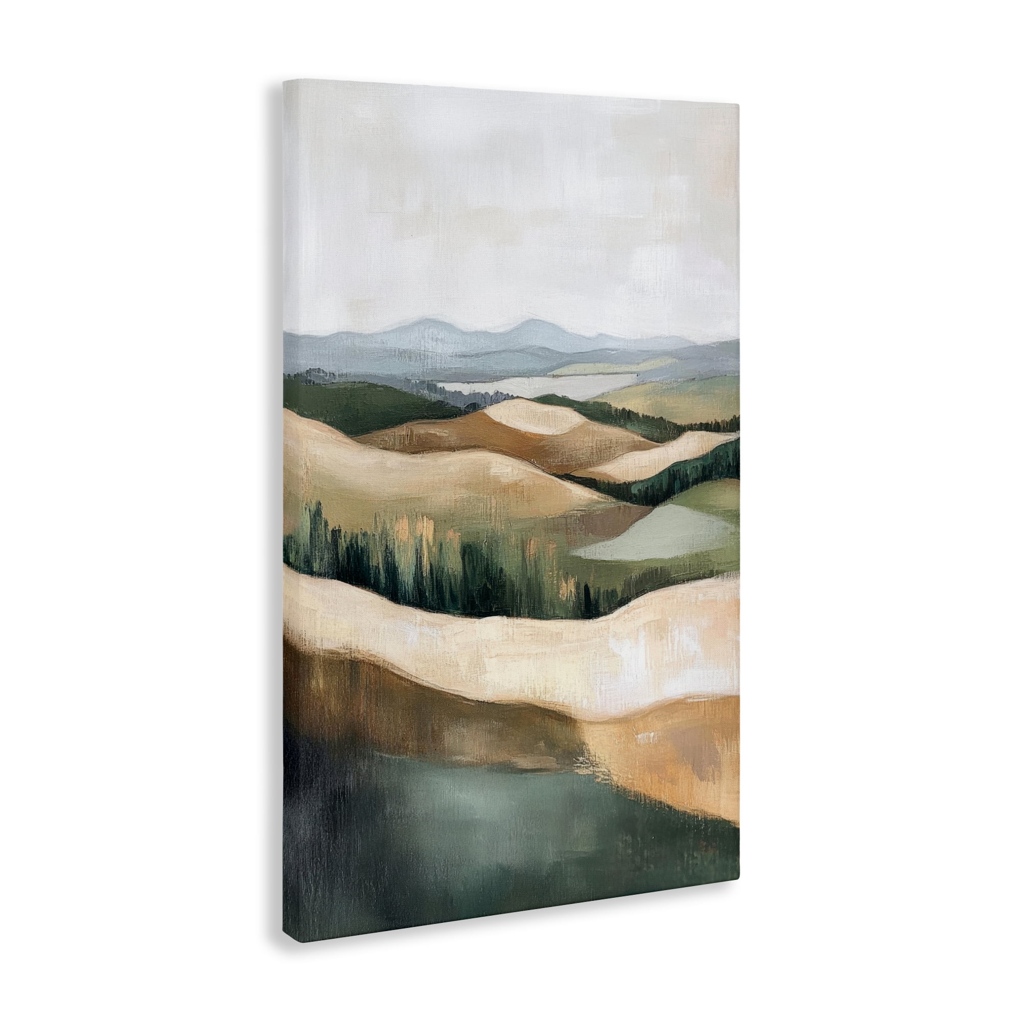 Stupell Industries Tranquil Rolling Hills & Fields Canvas Wall Art, design by Petal Prints Design