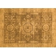 thumbnail image 1 of Ahgly Company Indoor Rectangle Abstract Orange Modern Area Rugs, 2' x 3', 1 of 4