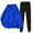 Blue, variant on Enjoytime Two Piece Sets for Women Winter Solid Solid Long Sleeve Pullover Hoodies Sweatpants Travel Outfits Fashion Casual Sweatsuits Plus Size Clothes Blue XXL