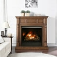 Duluth Full Size Dual Fuel Vent less Gas Fireplace With Mantel