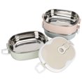 thumbnail image 4 of Boîte à Lunch, Récipient Alimentaire Portable en Acier Inoxydable, pour Maison de Travail 3 Couches 2700ml, 4 of 8