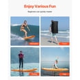 thumbnail image 2 of KFFKFF Inflatable Stand Up Paddle Board, 11.6' x 35" x 6" Wide Lightweight SUP, Complete Set with Pump, Paddle, Fin, Backpack, Ankle Leash, Strap, Non-slip Deck for Teens & Adults, 2 of 9