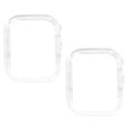 thumbnail image 1 of 2 Pack Compatible for Apple Watch Case 42mm [NO Screen Protector] Series 3 2 1, Hard PC Bumper Case Protective Cover Frame Compatible for iWatch 42mm,transparent, 1 of 5