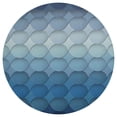thumbnail image 3 of Ryvnso Blue Artistic Pattern Round Plate Mats Dining Table Placemat Set of 4 for Holiday Decoration, 3 of 7