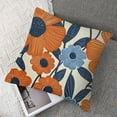 thumbnail image 7 of nygtbtfer Orange Pillow Set of 2 Fall Art Flower Decorative Throw Pillow Cases Decor for Sofa White, 7 of 7
