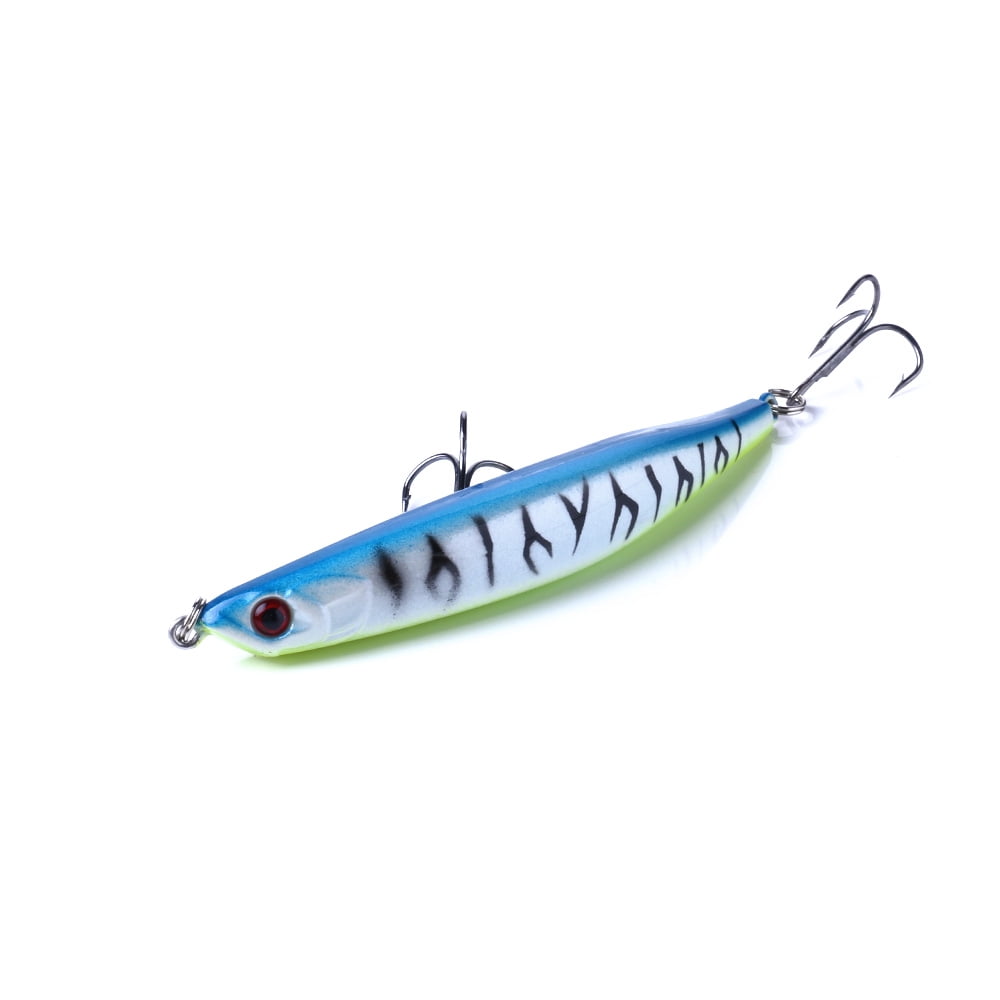 HENGJIA Minnow Bass Fishing Lures, Jerkbait Lure Set Hard Baits Crankbait for Catfish Walleye Trout Fishing Bait 10Pcs/kit