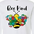 thumbnail image 4 of Inktastic Autism Awareness Bee Kind Long Sleeve T-Shirt, 4 of 5