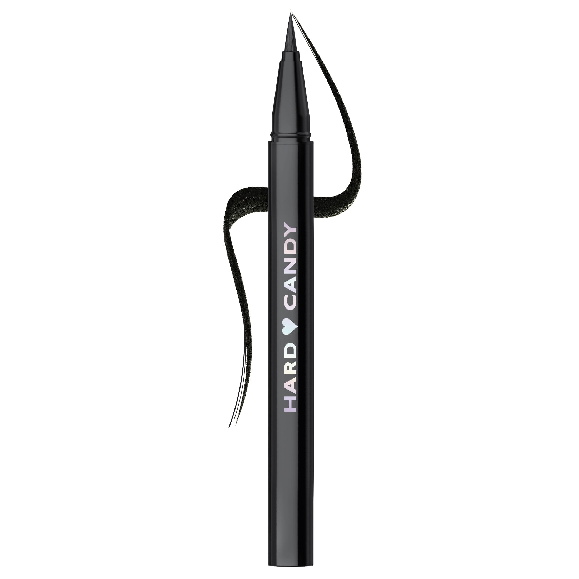 (2 pack) Hard Candy Party Lines Brush Tip Liner, Liquid Eyeliner, Waterproof, Little Black Dress, Black