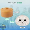 thumbnail image 2 of CYFW Glitter Dumpling Squashy Mystery Box - Smile White and Gold Dumpling Squishes for Adults Teens Squeeze Basket Stuffers & Stocking Stuffers - 2 Pcs, 2 of 7