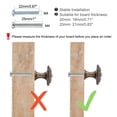 thumbnail image 2 of Uxcell 0.94'' Knobs Round Dresser Knobs Pull Handle Zinc Alloy  Bronze Tone 5pcs, 2 of 7