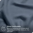 thumbnail image 2 of Bare Home Linen Sheet Set - Deep Pocket - Breathable - 4-Pieces - King, Indigo, 2 of 6