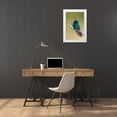 thumbnail image 3 of Archer, Ken 17x24 White Modern Wood Framed Museum Art Print Titled - Broad-billed hummingbird, 3 of 4