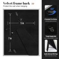 Draw Color Visual Icon Assorted colors 5x7 Picture Frame Set of 4 with Rustic Wood Grain ...