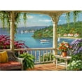 thumbnail image 2 of Paint By Number Kit 15.375"X11.25"-Silver Lake Veranda, 2 of 3