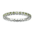 thumbnail image 1 of Bague Péridot en Argent Sterling Stackable Expressions Taille 5, 1 of 3