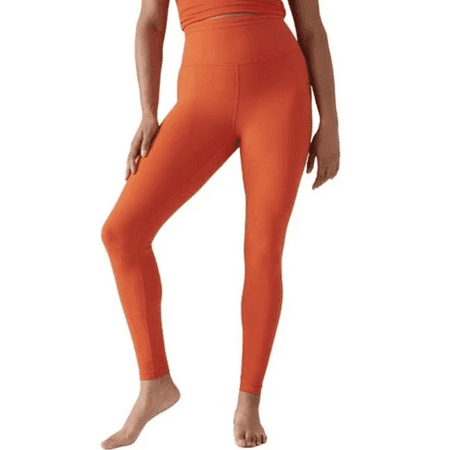Athleta Ultra High Rise Elation Tight in Orange, Size L