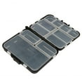 thumbnail image 2 of CNKOO 2 Pcs Waterproof Portable Tackle Boxes Organizer Plastic Storage Mini Utility Lures Fishing Boxes Small Organizer Boxes Containers for Trout Jewelry Bead (Black), 2 of 5