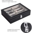 thumbnail image 5 of Whataatahia Héloise Caja para gafas de sol con 8 ranuras para gafas, piel sintética para guardar gafas de sol, joyas, relojes (8 ranuras), 5 of 5