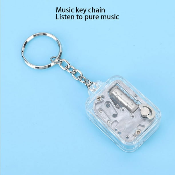 Haofy Light Weight Music Box Key Chain Music Key Chain Portable
