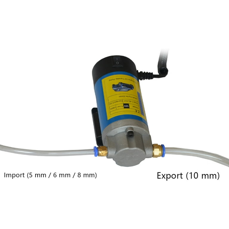 Portable Oil Transfer Pump 12V 1-4L/min Extractor Fluid Suction