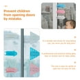 thumbnail image 3 of ifundom 12Pcs Child Proof Window Locks Pink Abs Material for Childproofing and Security, 3 of 8