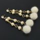 thumbnail image 3 of mujeres per pendientes de gota joyería de moda Sunnimix Pendientes de botón borla, 3 of 7