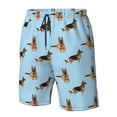 thumbnail image 5 of Naloa German Shepherd Dog Men's Beach Shorts, Surfing shorts, Swim trunks, Quick Dry Swim Trunks for Surfing Beach Fun - Small, 5 of 9