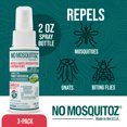 thumbnail image 3 of No Mosquitoz Botanical Insect Repellent, DEET-Free, Made with Natural Essential Oils, Non-Greasy Formula, Woodsy Scent, 2 Fl. Oz. Spray Bottle 3-Pack, 3 of 8