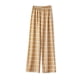 thumbnail image 5 of Pantalones de verano para mujer, de cintura alta, adelgazantes, rectos, estrechos, de pierna ancha, holgados, informales, 5 of 5