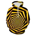 thumbnail image 2 of Nouveau Sweat à Capuche Flamme Colorée 3D Fluorescent pour Hommes et Femmes Automne Hiver Graphique Optique, 2 of 5
