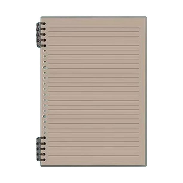 Libro de Hojas Sueltas Libro de Hojas Sueltas A5, No Irritante, Desmontable, Transparente de Alto Rollo A5, Engrosado 8.07x5.51In-120 Páginas