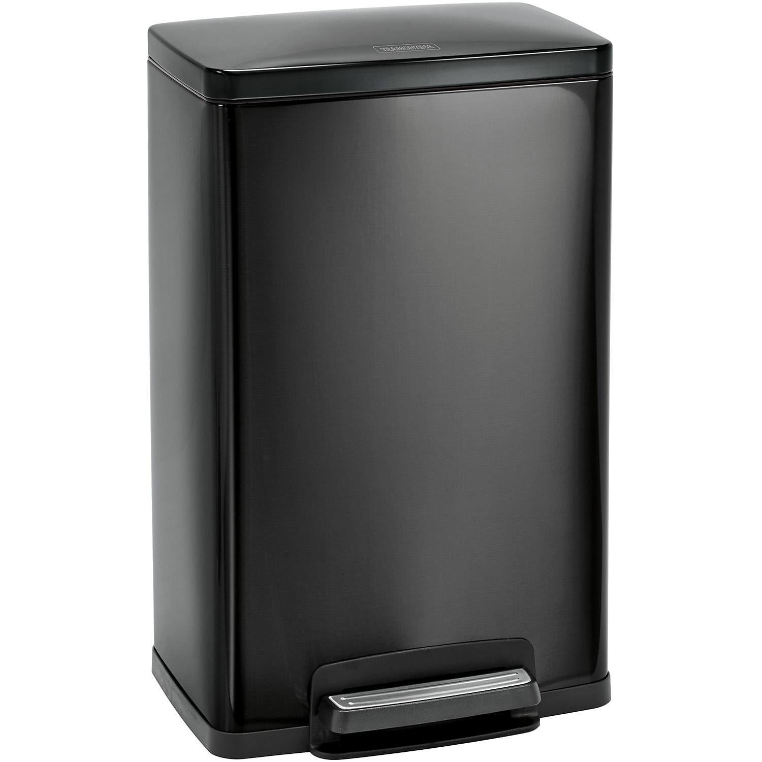 Tramontina Stainless Steel Step Trash Can, Select Color (13 gal