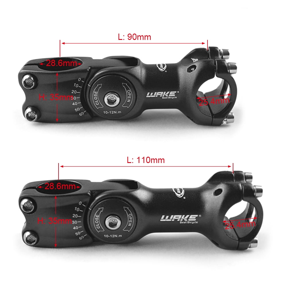 WAKE MTB Stem 31.8mm MTB Power Mountain Bike Stelo