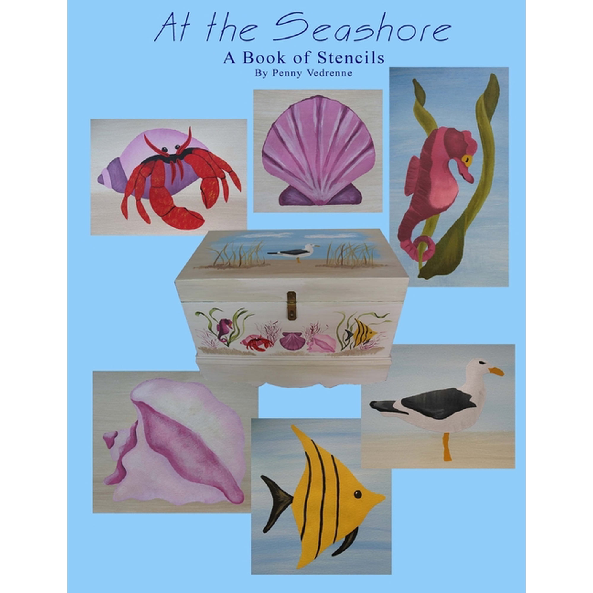 At the Seashore: A Book of Stencils, (Paperback)