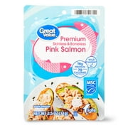 Great Value Premium Skinless & Boneless Pink Salmon, 2.5 oz