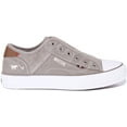 thumbnail image 2 of Mustang 1272-401 Women's Canvas Slip On Casual Sneakers In Grey Size 5.5, 2 of 6