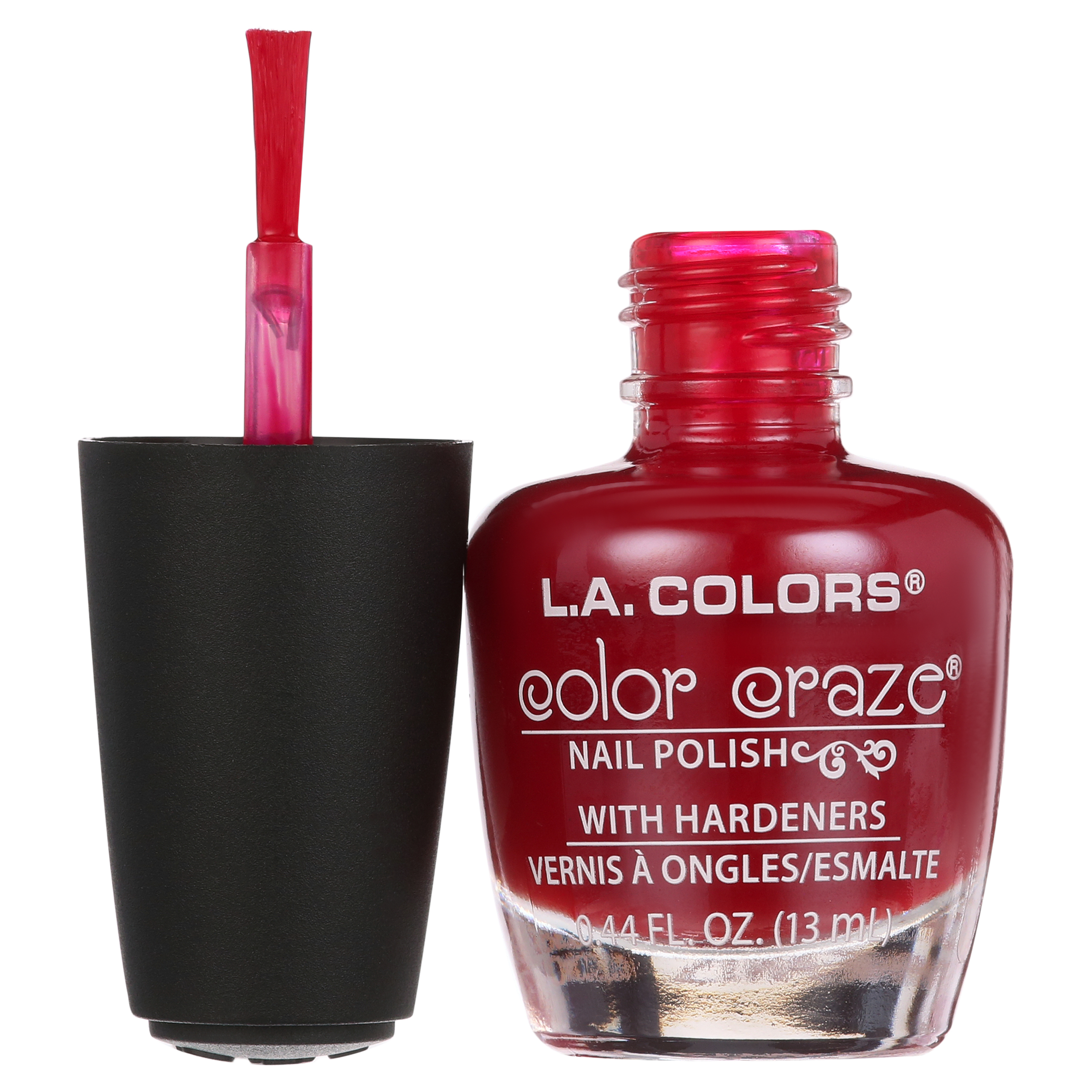 L.A. COLORS Color Craze Nail Polish, Hot Blooded, 0.44 fl oz - image 5 of 8