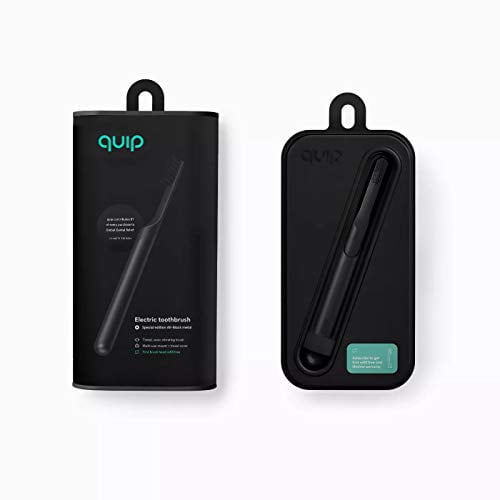 quip electric toothbrush black