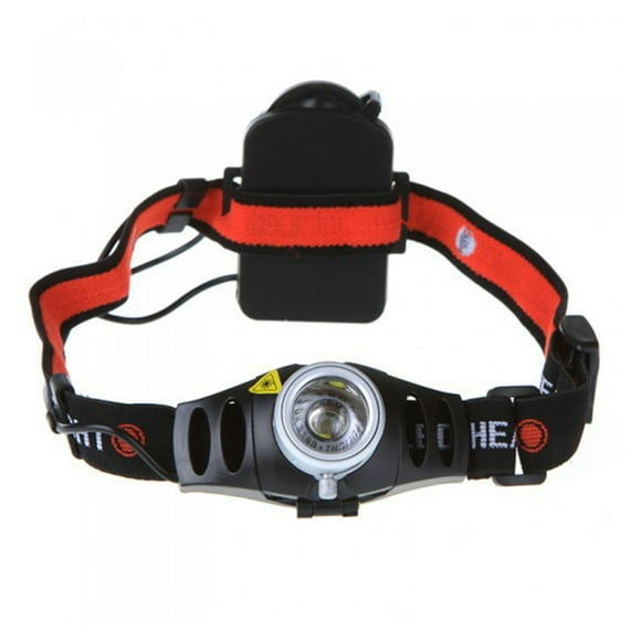 Billuyoard Faro telescópico con atenuación, iluminación ajustable, recargable, para pesca, escalada Frontal, , Camping, frente Iluminación y accesorios